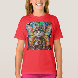 Princess Kattunge i Vinge-brigaden i Butterfly T Shirt