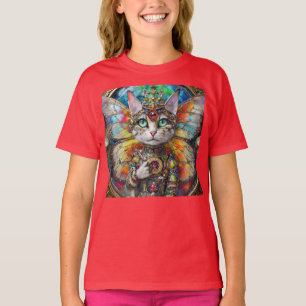 Princess Kattunge i Vinge-brigaden i Butterfly T Shirt