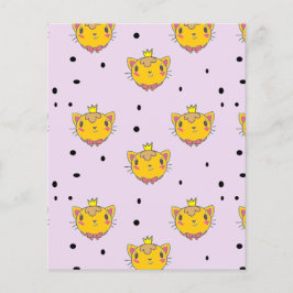 Princess kattunge på lila