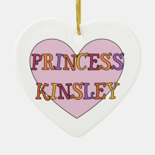 Princess Kinsley Smycka Julgransprydnad Keramik