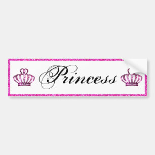 "Princess"-klistermärke Bildekal