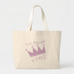 Princess Krona 3:e födelsedagen Tshirts och Gifts Jumbo Tygkasse