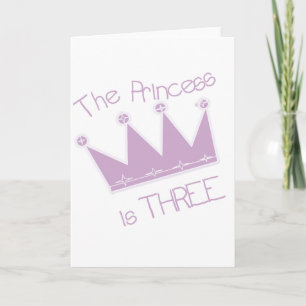 Princess Krona 3:e födelsedagen Tshirts och Gifts Kort