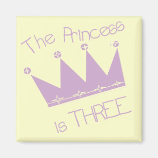 Princess Krona 3:e födelsedagen Tshirts och Gifts Magnet