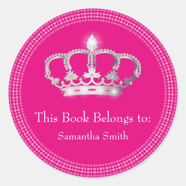 Princess Krona bok etikett (Framsida)