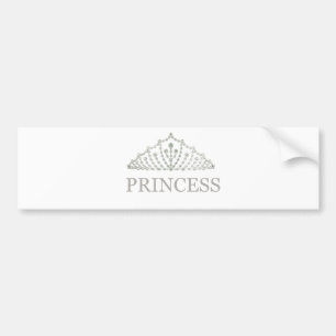 Princess Krona Bumper Sticker Bildekal