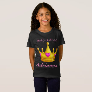 Princess Kröna för papporLil liten flicka T-shirt