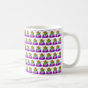 Princess Kröna Regnbåge Emoji Poop Kaffemugg