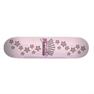 Princess Kröna Skateboard Bräda 19,5 Cm