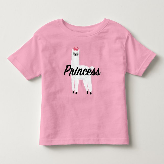 Princess Lama Design - Baby Bra Jersey T-Shirt (Framsida)