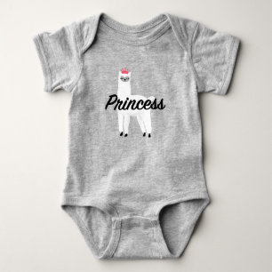 Princess Lama Design - Baby Jersey Bodykostym T Shirt