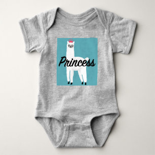 Princess Lama Design - Baby Jersey Bodykostym T Shirt