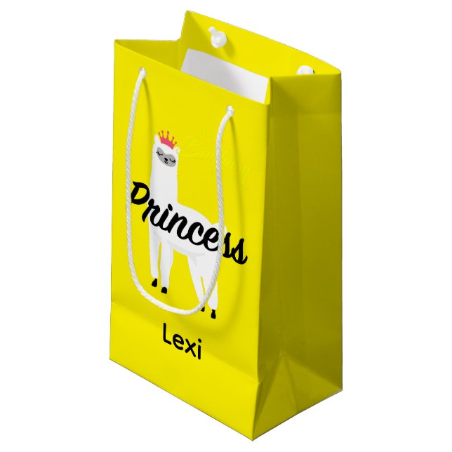 Princess Lama Design - Gift Bag - Small (Framsidan Vinklad)