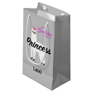 Princess Lama Design - Gift Bag - Small