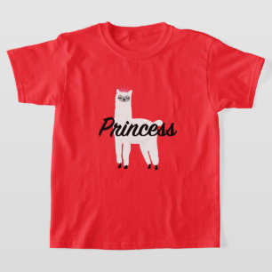 Princess Lama Design - Girls Bra Jersey T-Shirt