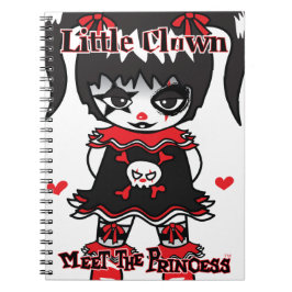 Princess Little Clown Notebook Anteckningsbok