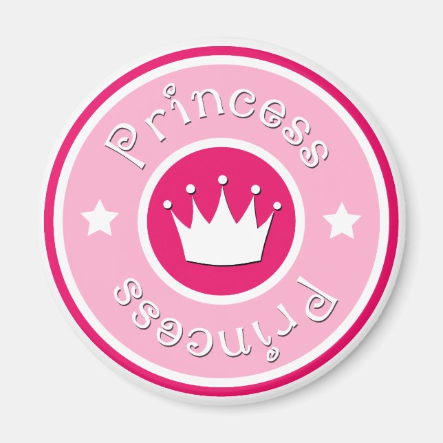 Princess Logotyp Magnet (Framsidan)