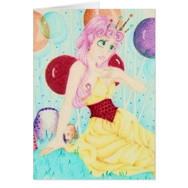 Princess Lolly Hälsningskort (Framsidan)