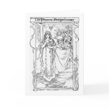 "Princess Madge Enters" Fairy Tale Kattunge Blank