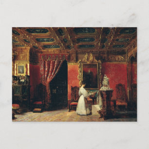 Princess Marie d'Orleans i sitt Gothic Studio Vykort
