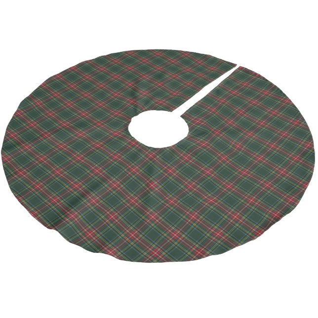 Princess Mary Scottish Tartan Julgransmatta Borstad Polyester (Vinklad)
