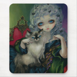 "Princess med en Ragdoll katt" Mousepad Musmatta