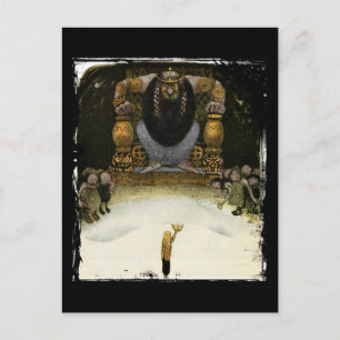 Princess med Troll Kung Vykort