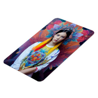 Princess med vit sötare magnet