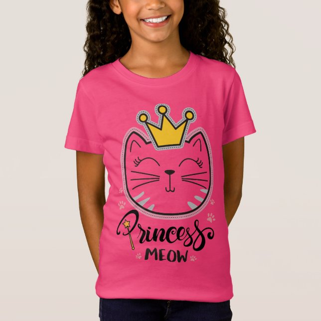 Princess Meow T Shirt (Framsida)