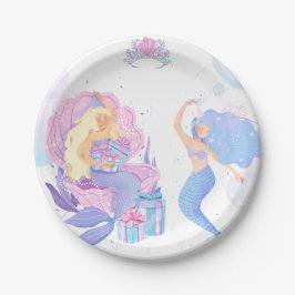 Princess & Mermaid Birthday Invitation Card