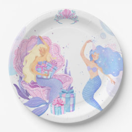 Princess & Mermaid Birthday Invitation Card