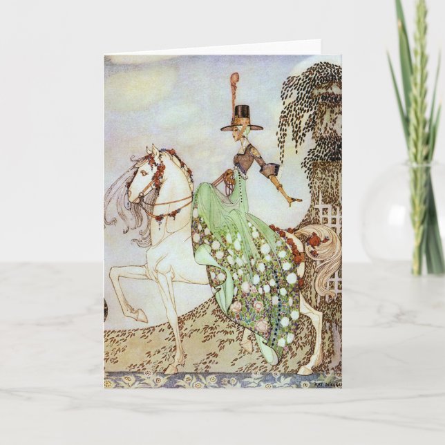 Princess Minon-Minette Art av Kay Nielsen Card Kort (Framsida)