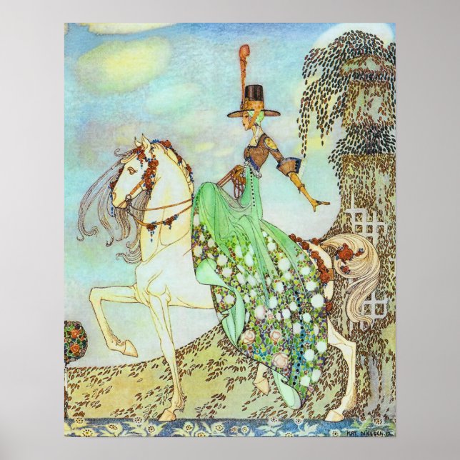 Princess Minon Minette Kay Nielsen Fairy Tale Poster (Framsidan)