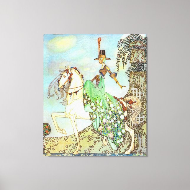 Princess Minon Minette Kay Nielsen Fine Art Canvastryck (Framsida)
