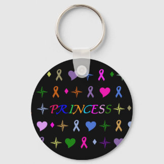 Princess Mode Keychain Black Nyckelring
