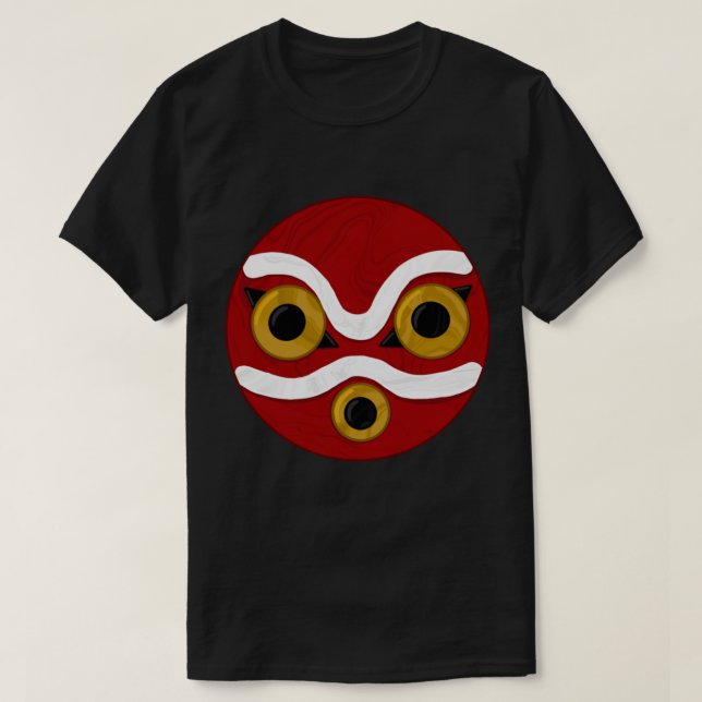 Princess Mononoke mask T Shirt (Design framsida)