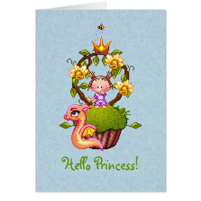 Princess Muffin Hälsningskort (Framsidan)