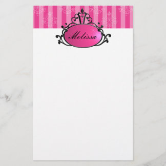 Princess Namn Filigree Brevpapper