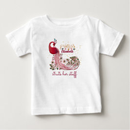 Princess (NAMN) Peacock stärker hennes Saker - Sho T Shirt