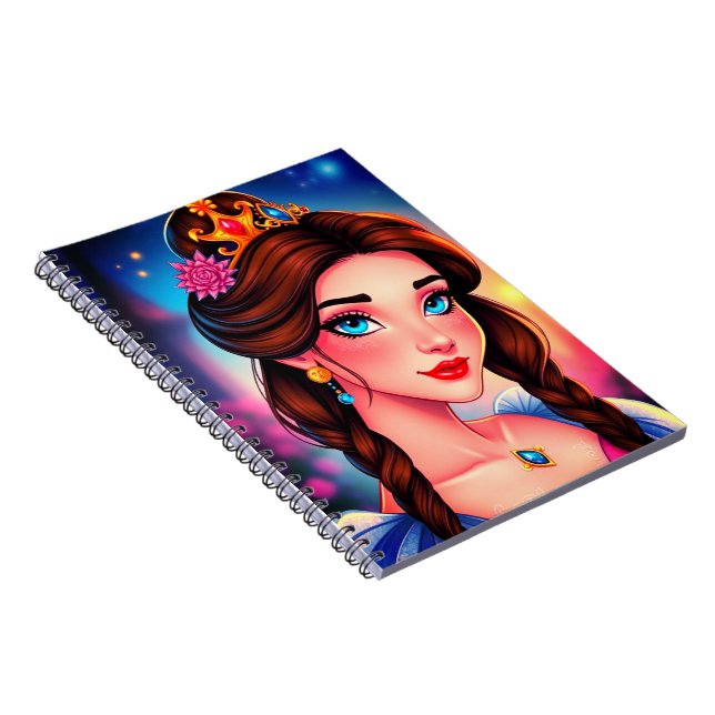 Princess Notebook: Magic and Charm on Every Page Anteckningsbok (Högra Sidan)
