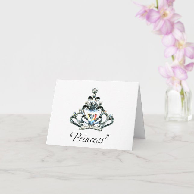 "Princess" notecards Kort (Orkide)