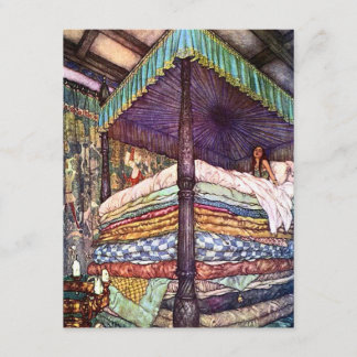 Princess och ärtainbjudan inbjudningar