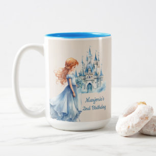 Princess och Castle Två-Tonad Mugg
