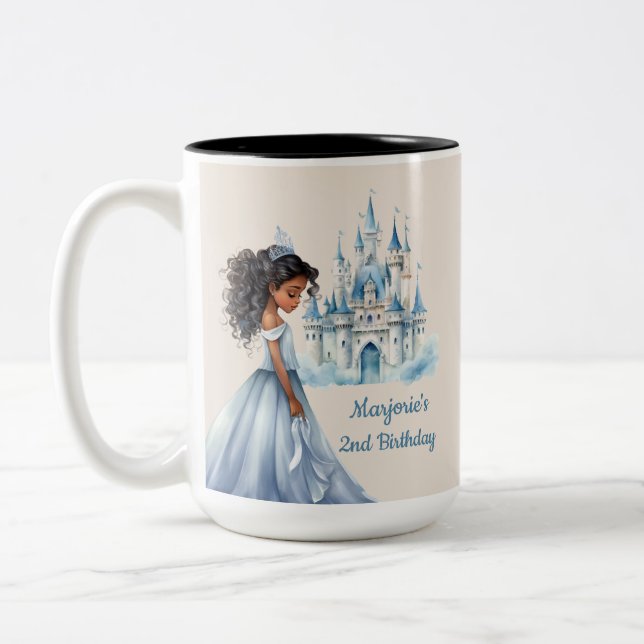 Princess och Castle Två-Tonad Mugg (Vänster)