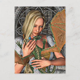 Princess och Dragon Vykort