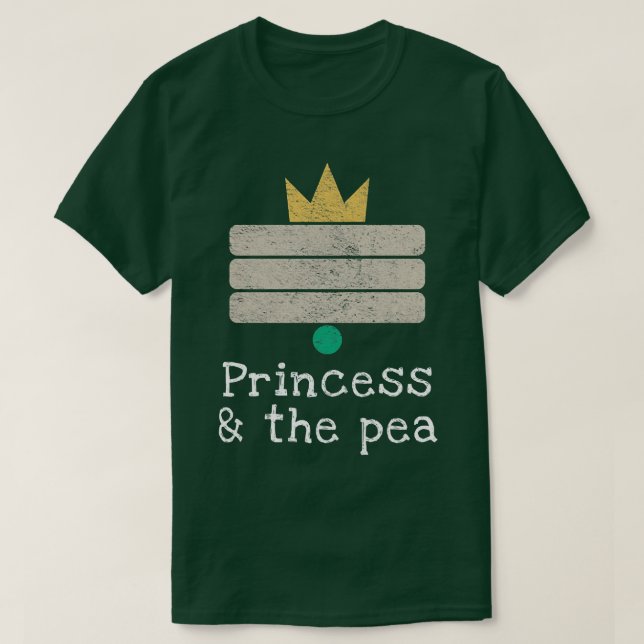 Princess och Pea Fairy Tale, Andersen, Min T Shirt (Design framsida)