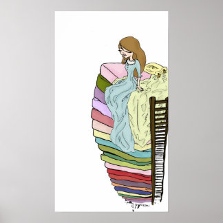 Princess och Pea Poster