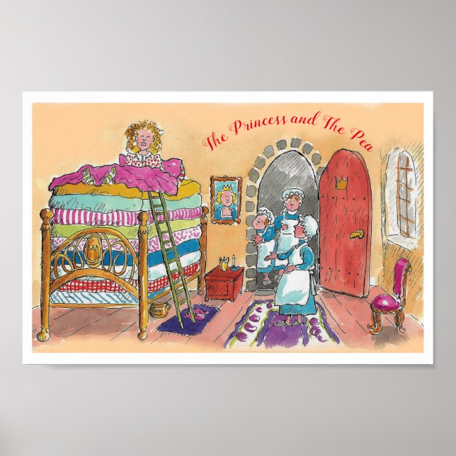 Princess och Pea Poster (Framsidan)