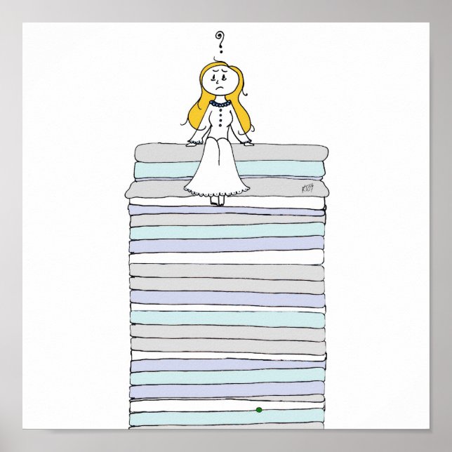 Princess och Pea Poster (Framsidan)