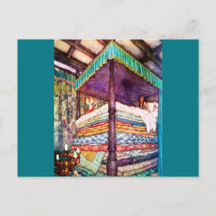 Princess och Pea Vykort